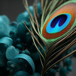 Detalje fra Transformative Teal installation