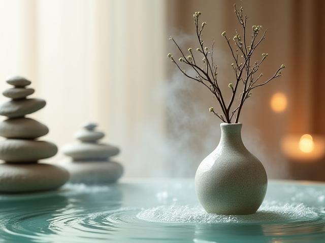 Beroligende spa blomster