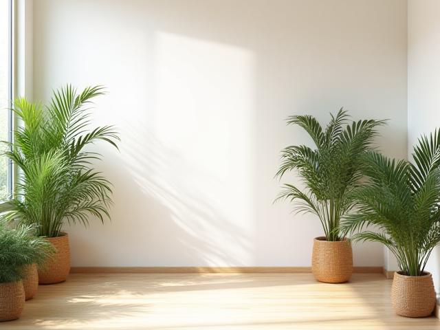 Yoga studio med pet-friendly planter